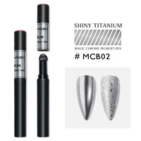 MCB02 Chrome air cushion nail powder pen