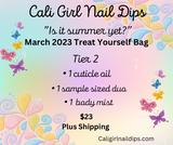 March 2023 treat yourself bag