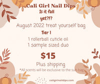 August 2022 Treat yourself bag